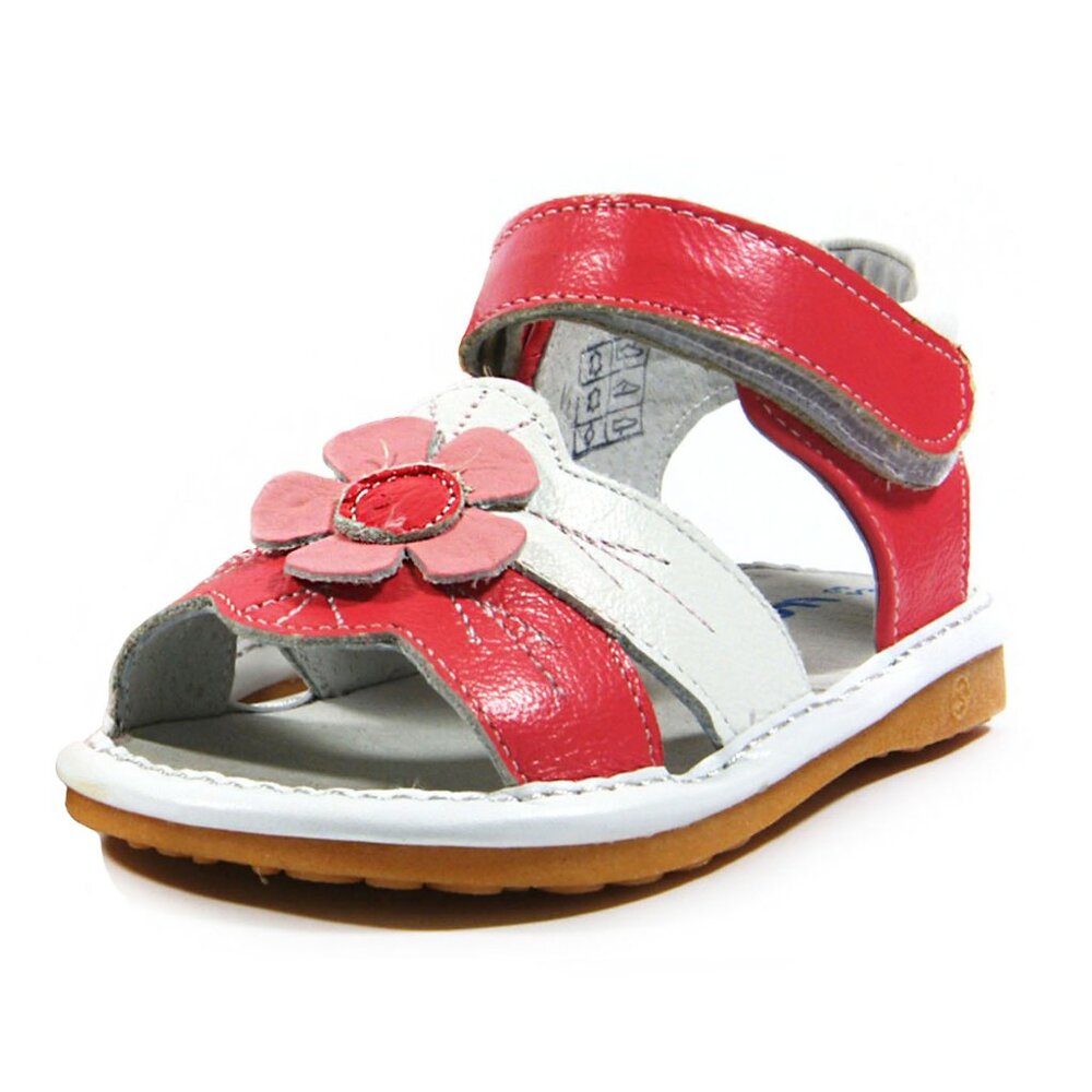 NEW ⭐️ Pink/White Squeaky Floral Sandals - Toddler Size 9
